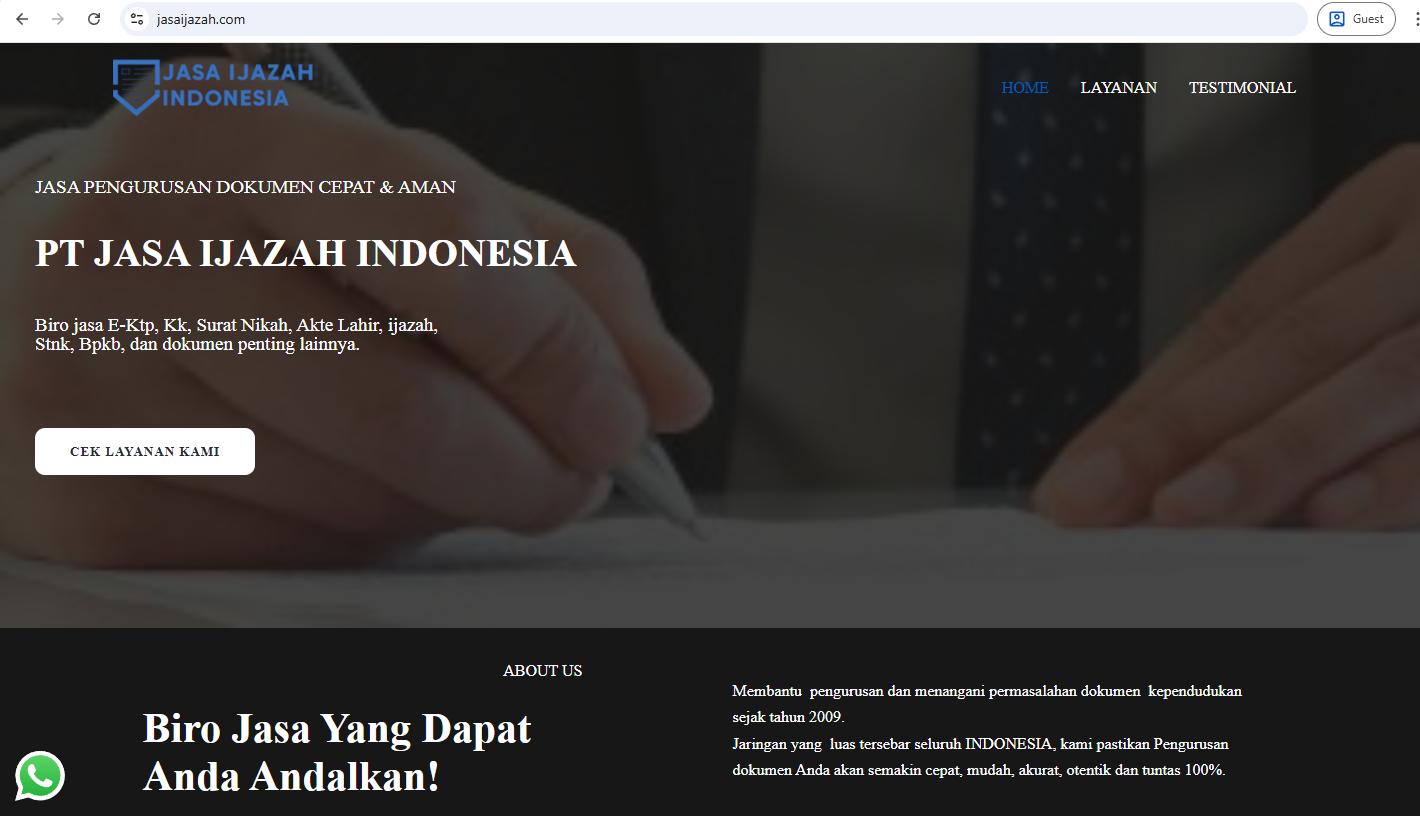PERINGATAN KERAS: Sindikat Penipuan Ijazah jasaijazah.com & jasa-indonesia.com – Data Anda Terancam!